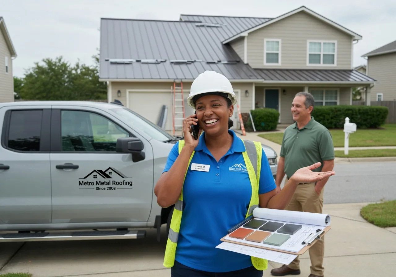 Storm Damage Metal Roof Repair in Van Buren Point, NY